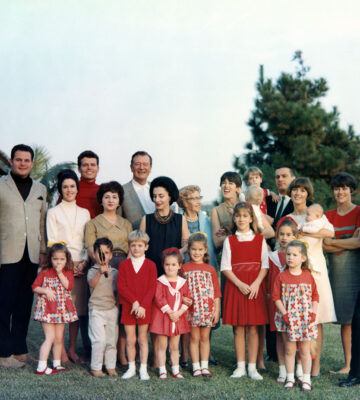 John Wayne and family