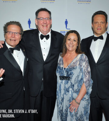 Patrick Wayne, Dr. Steven J. O'Day, Anita Swift, and Vince Vaughn