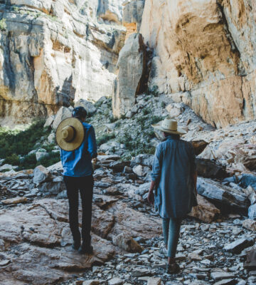 couple hiking