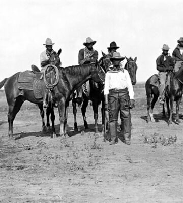 Group of cowboys
