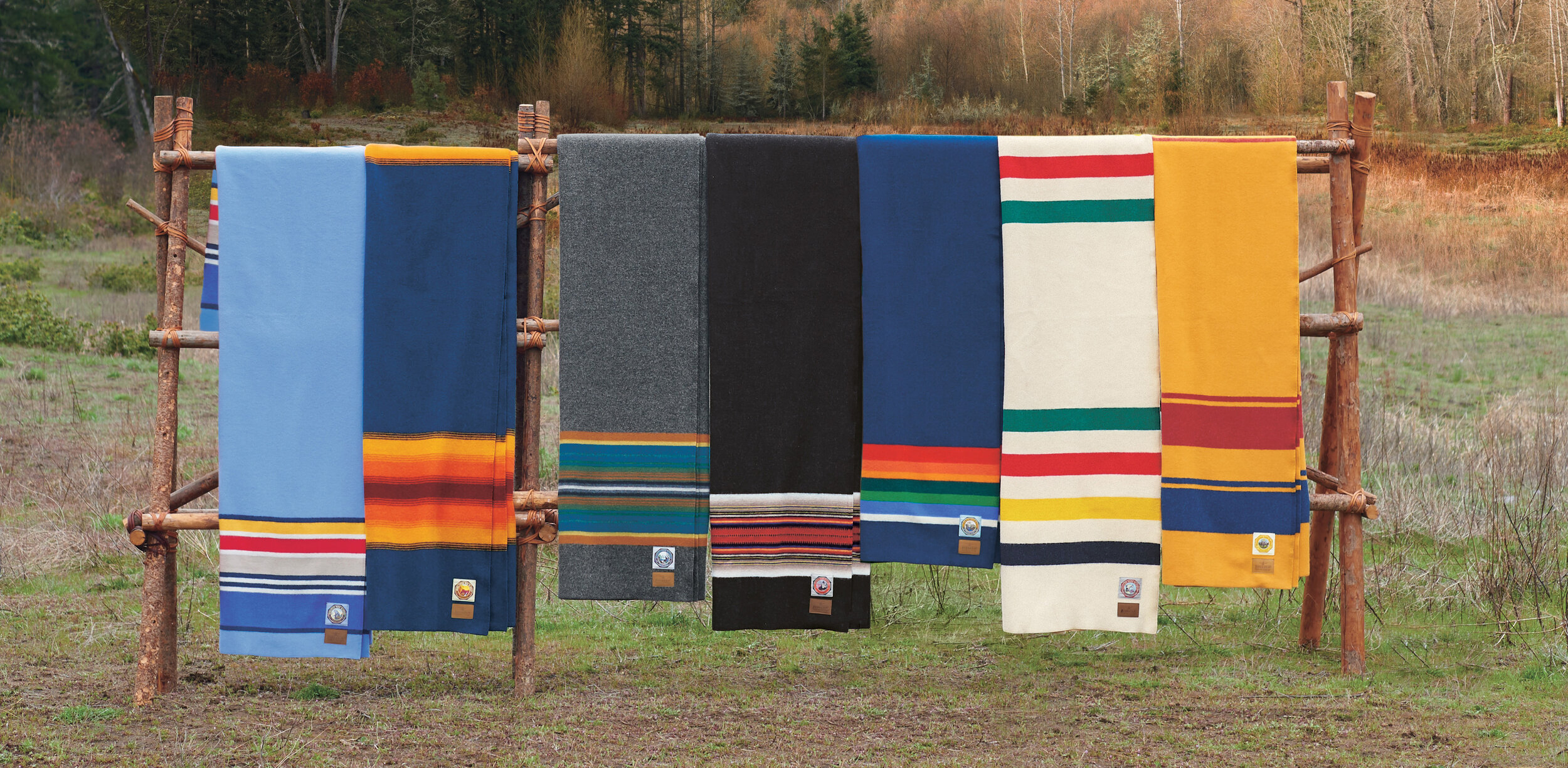 Pendleton’s National Park blanket collection. Photo courtesy of Pendleton