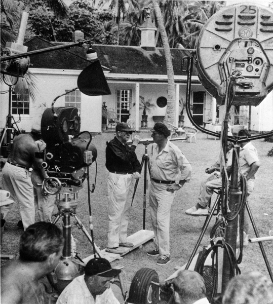 John Ford and John Wayne on the set of Donovan's Reef (1963). Photo courtesy of Paramount Pictures