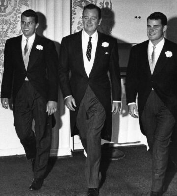 John Wayne in suit