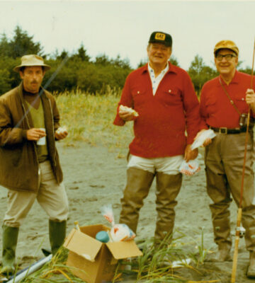 John Wayne and friends fishing