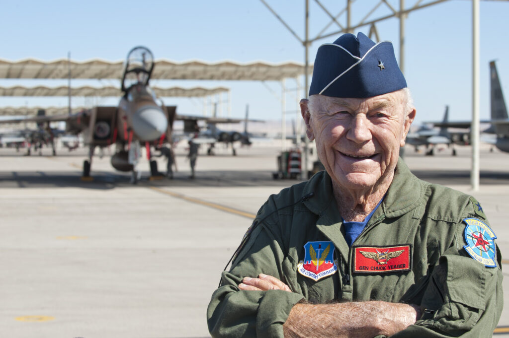Image of Retired U.S. Air Force Brig. Gen. Chuck Yeager  