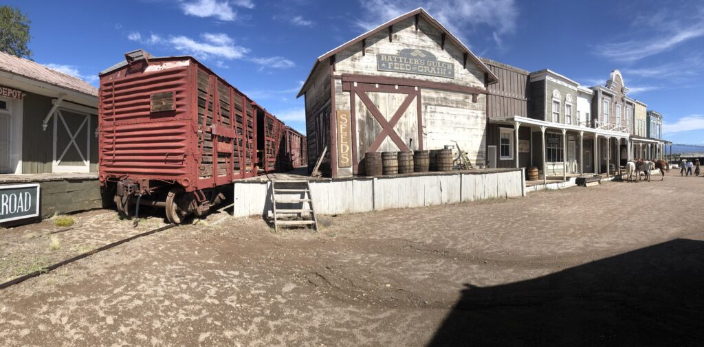 The Cowboys Railroad Set at Eaves Movie Ranch